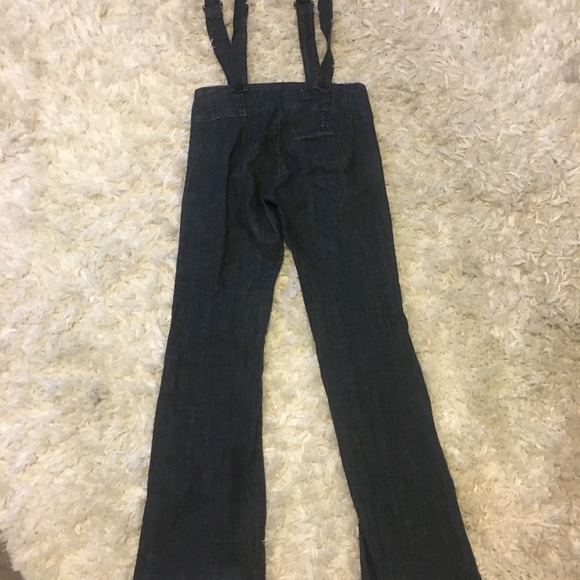 ✅ Vintage soft denim suspender pants - Picture 5 of 7